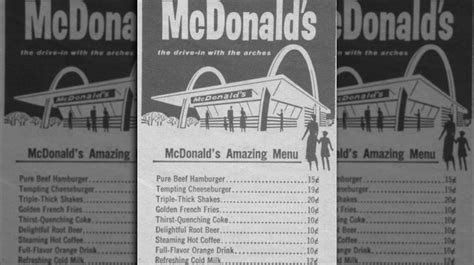 What Mcdonalds Menu Looked Like The Year You Were Born