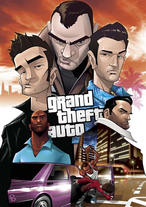 More Gta Characters From Patrick Brown Grand Theft Auto Series