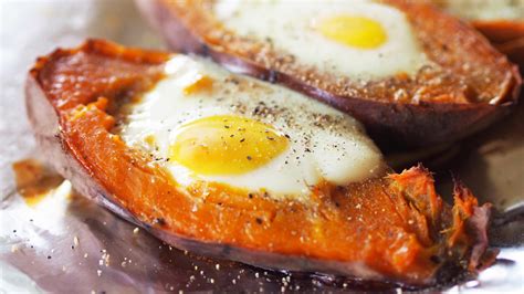 Shop N Save Recipe Baked Eggs In Sweet Potato Boats