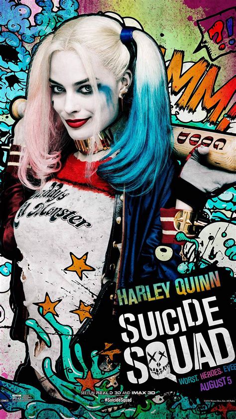 As43 Suicide Squad Film Poster Art Illustration Joker Haley Quinn Wallpaper