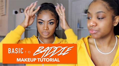 Basic To Baddie Makeup Transformation Talk Through Youtube