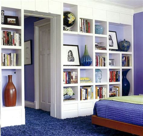Was the bookcase put on the right side or on the wall facing you as you go into the room? 70 Simple Bookshelf Ideas for DIYers - Aegaea Decor | Wall ...