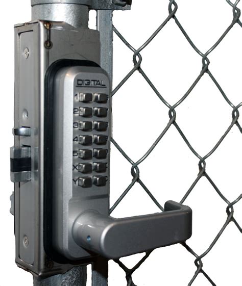 Fencing Door Locks And Fence Window Wall Green Color Metal Castle Blue