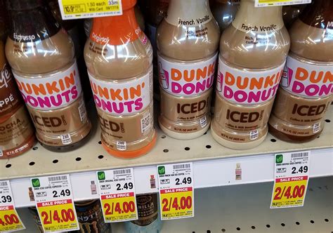 Dunkin Donuts Iced Coffee Just 75 Kroger Couponing