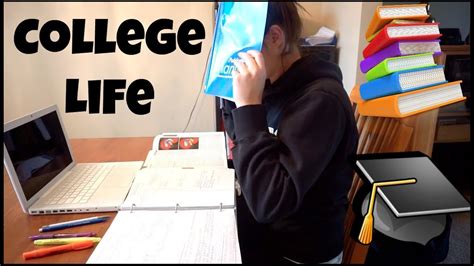 A Day In The Life Of A College Student Youtube