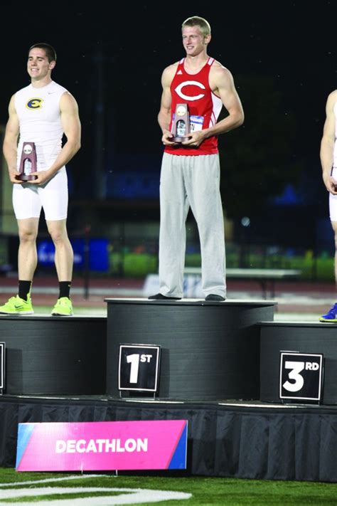 110 meter hurdles and 1500 meter run. Larson wins decathlon for national title sweep | Civitas ...