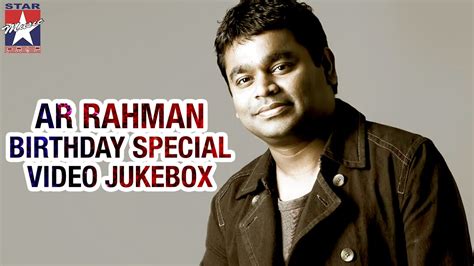 Singer, song writer, composer, record born: AR Rahman Superhit Tamil Video Songs | Birthday Special ...