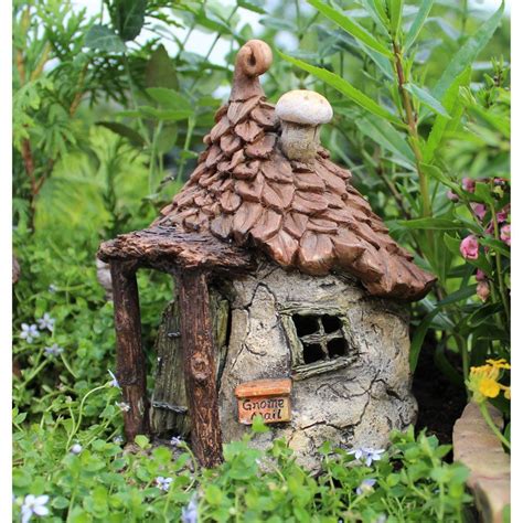 Gnomes Get A Way House Fairy Garden Gnomes Miniature Fairy Gardens