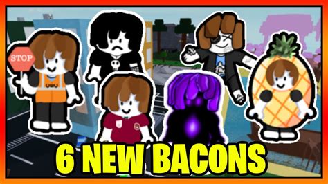 How To Get The 6 New Bacons In Find The Bacons Roblox Youtube