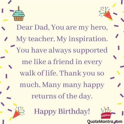 50 Happy Birthday Wishes For Father Dad Papa Quotemantra