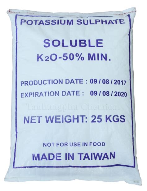 Potassium Sulphate K2so4 CÔng Ty Tnhh HÓa ChẤt TÂn HƯng PhÚ