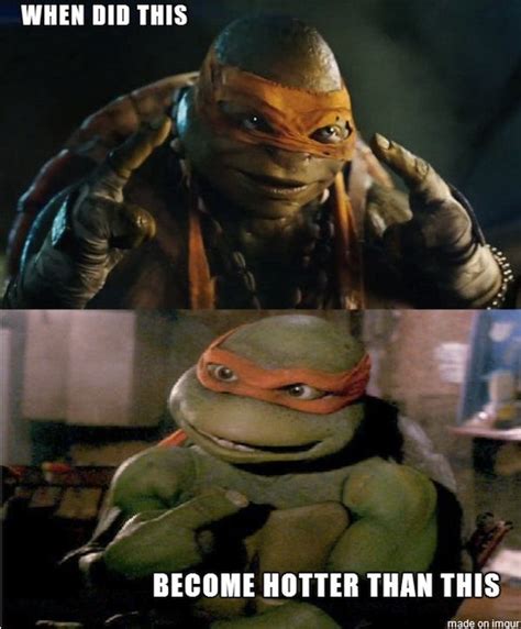 An Image Of Teenage Mutant Turtles With Caption Saying When Did This