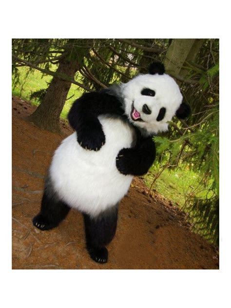 Deluxe Panda Fursuit Costume Mascot Costume