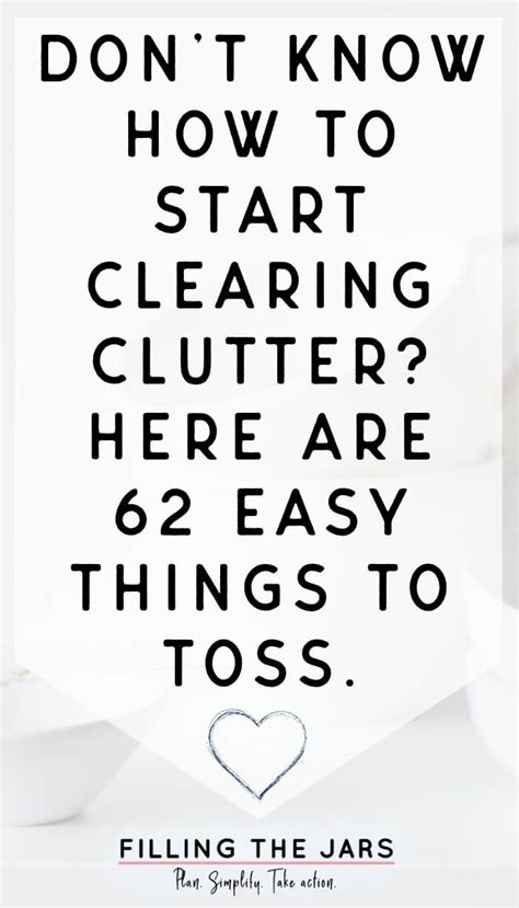 A Sign That Says Dont Know How To Start Clearing Clutter Here Are 6