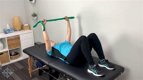 Supine Shoulder Flexion Covid Physical Therapy Exercise Youtube