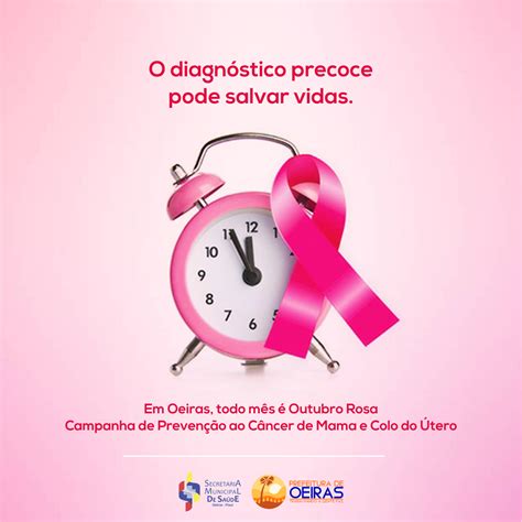 Outubro Rosa reforça ações de prevenção e diagnóstico do câncer de mama e colo do útero em
