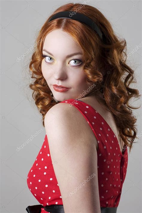 Portrait Of Woman Looking Over Shoulder Stock Photo By Krivenko 3437291