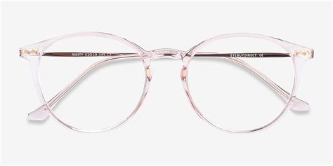 amity round rose gold frame glasses for women eyebuydirect pink glasses frames rose gold