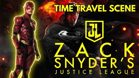 Flash Time Travel Scene Zack Snyders Justice League Youtube