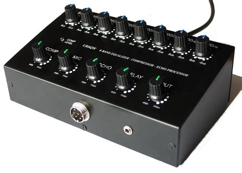 Sound 8 Band Equalizer With Compressor Low Noise Preamp And Echo