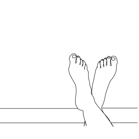 Continuous Line Woman Spreading Legs From Balcony In Hotel 3333498 Vector Art At Vecteezy