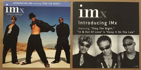 Immature Imx Rare 1999 Set 2 Double Side Promo Poster Flat 4