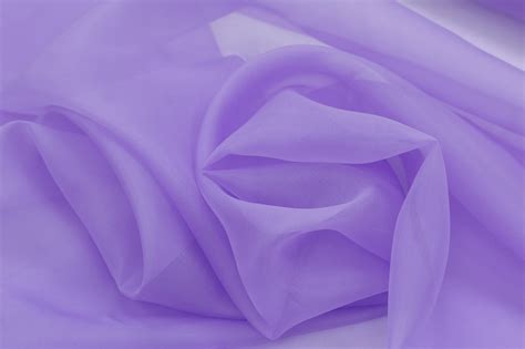 Lilac Silk Organza Fabric Other Fabrics Lace Fabric From