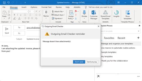 Check Outlook Emails Before Sending Them Outgoing Email Checker