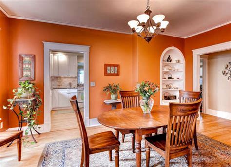 2010s italian modern dining room tables. Orange Color In Your Dining Room- Why Not?