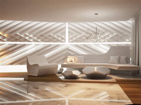 8 Stunning Futuristic Living Rooms