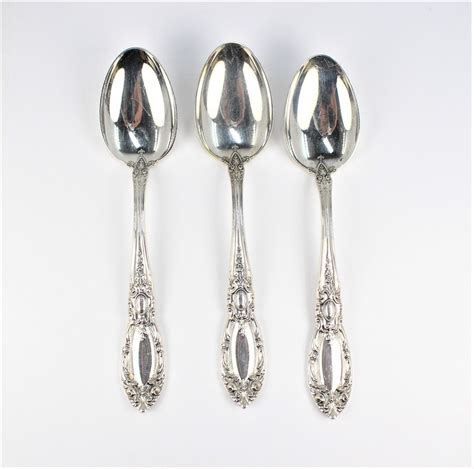 Vintage Sterling Silver Towle King Richard Spoons 3 Etsy
