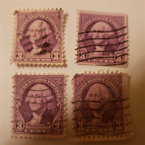 Stamps Other 3 Cent Used George Washington Stamps Poshmark