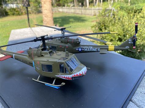 Uh 1c Huey Plastic Model Helicopter Kit 1 48 Scale Hy85803 Pictures By Usmc4u2b