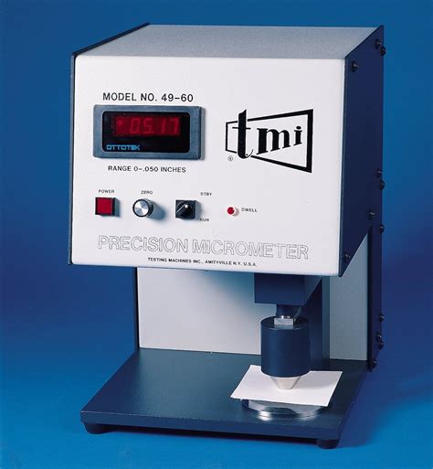 Bench Top Micrometer 49 60 Testing Machines Inc Depth Digital