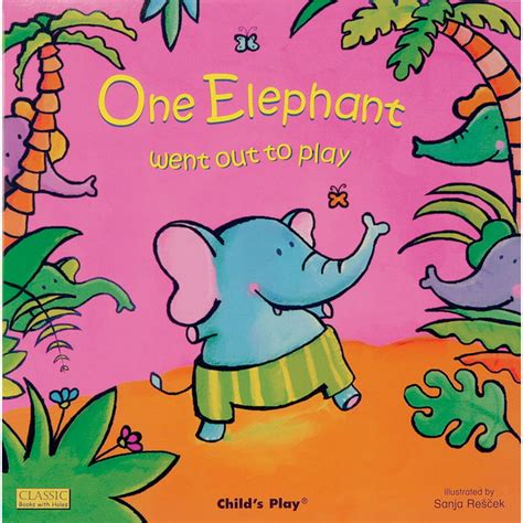 Classic Books With Holes One Elephant Went Out To Play Paperback