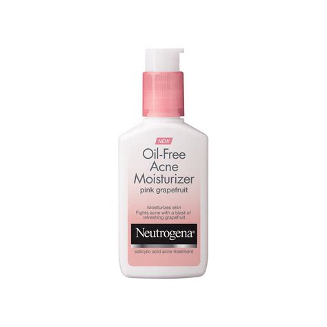 This daily moisturizer delivers soft, supple skin for a more vibrant glow. Neutrogena Oil-Free Acne Moisturizer Pink Grapefruit ...