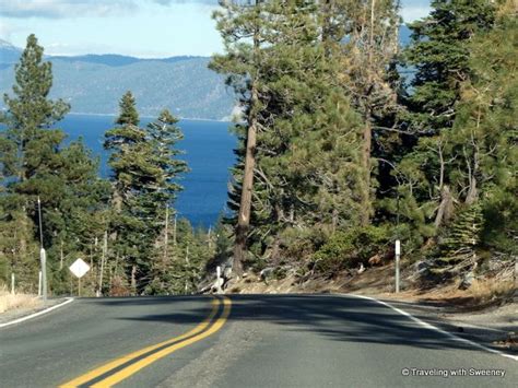 Winding And Scenic Highway 89 Above Lake Tahoe South Lake Tahoe