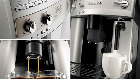 It has essential functions without any display, and you can't install a water filter. DeLonghi ESAM3300 Magnifica Espresso Machine Review