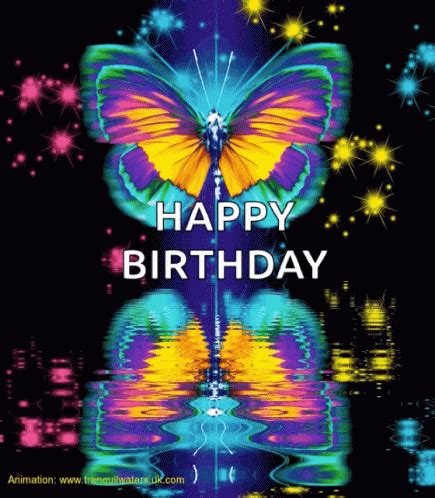 Happy Birthday Celebrate GIF Happy Birthday Celebrate Butterfly GIFs Entdecken Und Teilen