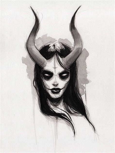 She Fine Art Print X In Dark Art Tattoo Dark Art Drawings Scary Drawings