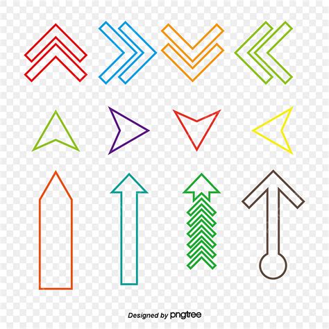 Flechas De Colores Vectoriales Png Dibujos Diagrama Vectorial Flecha