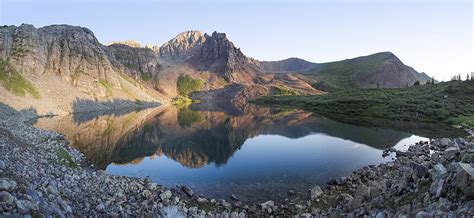 Cathedral Lake Reflection Photograph By Aaron Spong