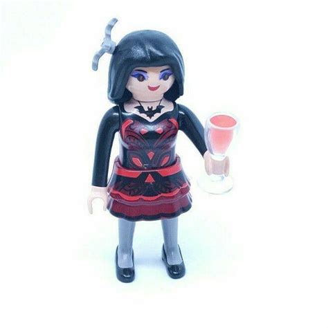 Playmobil Vampire Goth Girl Dracula With Glass Mystery Series 10 6841