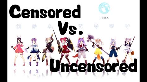 Tera Online Censored Vs Uncensored Decensored Mod Elin With Download
