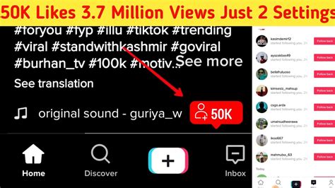 How To Increase Likes On Tik Tok Tik Tok 2 3 Settings Video Viral
