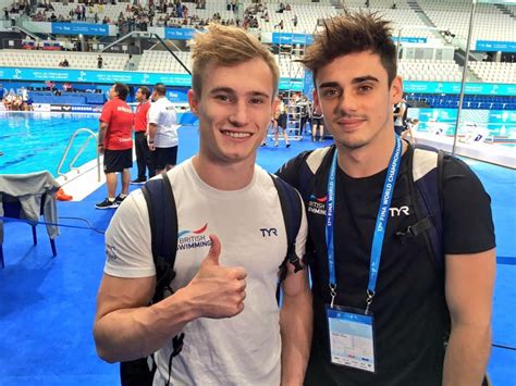 Chris Mears With Jack Laugher Budapest 2017 Chris Mears Jack