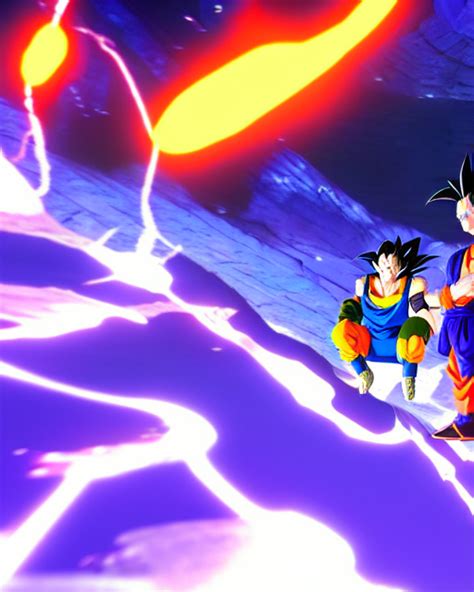 Prompthunt In The Hyperbolic Time Chamber Where Goku And Gohan Are