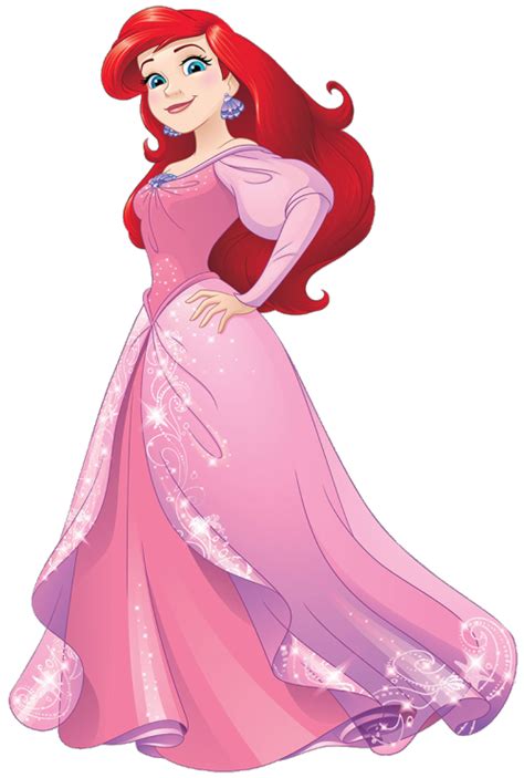 Ariel In Her New Beautiful Sparkling Pink Dress Disney Princess Ariel Disney Ariel Ariel The
