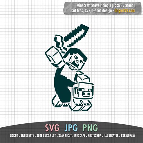Minecraft Clipart Svg 125 Best Quality File