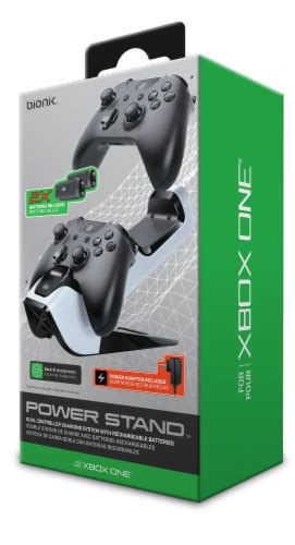 Dreamgear Dual Xbox One Power Stand Rechargeable Battery And Charging